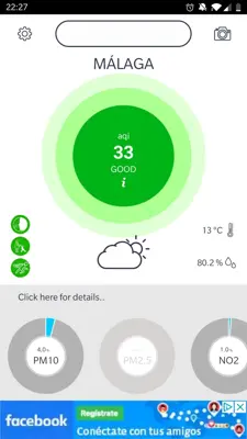 Air Quality android App screenshot 0